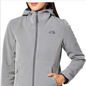 Gray North Face Shelbe Raschel Hoodie Jacket